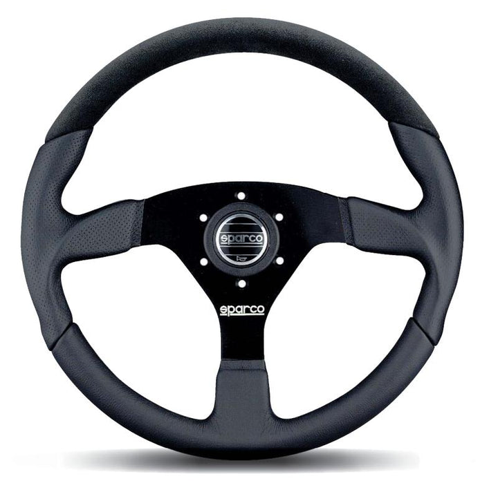 Sparco L505 Lap 5 Steering Wheel Black Black Black - OneFastShop