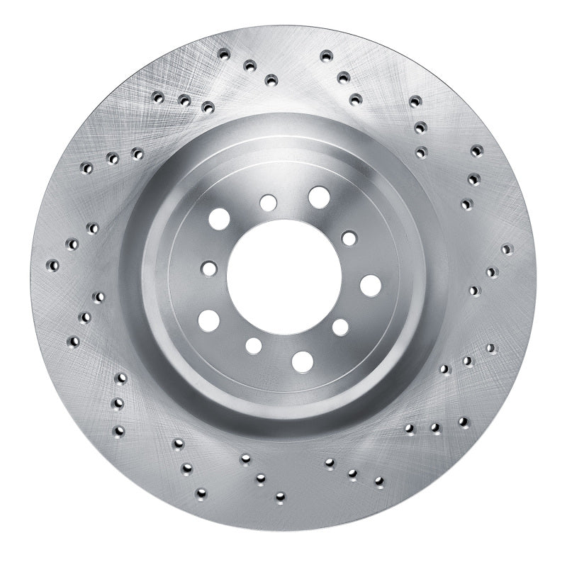 DFC Front Right Drilled Brake Rotor - BMW 1 Series M / M3 (E9x) 2008-2013
