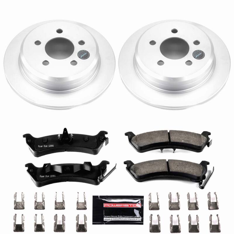 PowerStop Z23 Rear Coated Brake Kit - Jeep Grand Cherokee (ZJ) 1993-1998