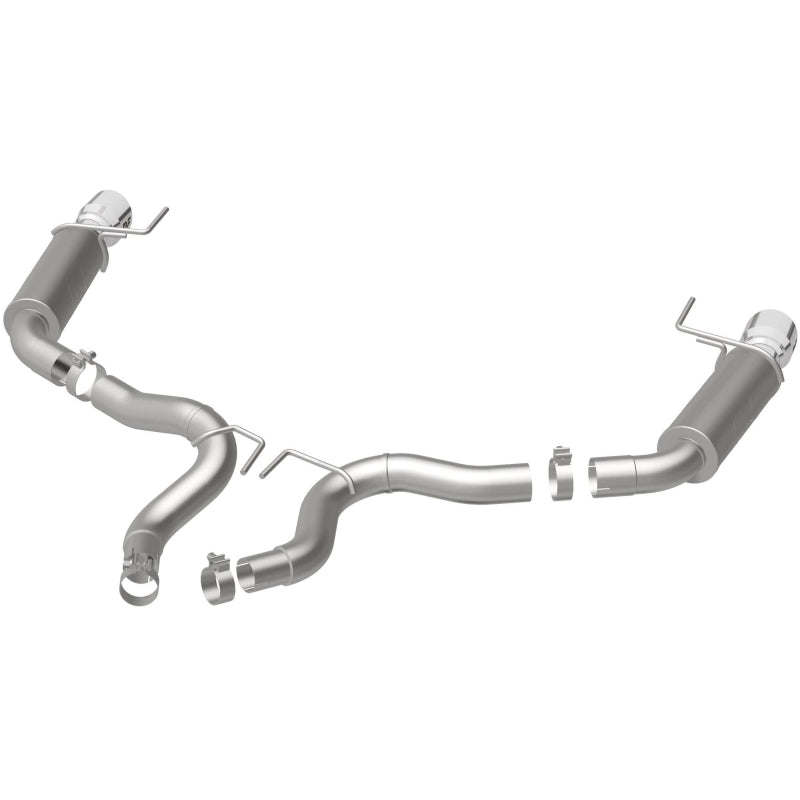 Magnaflow Axle Back Exhaust, SS, 3in, Dual Split 4.5in Tip for 2015-2017 Ford Mustang GT V8 5.0 - OneFastShop