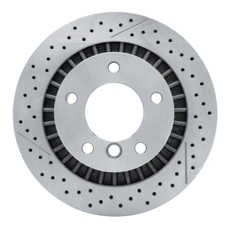 DFC Drilled & Slotted Brake Rotor - Rear - Mercedes-Benz G63, G65 AMG (2013-2018)