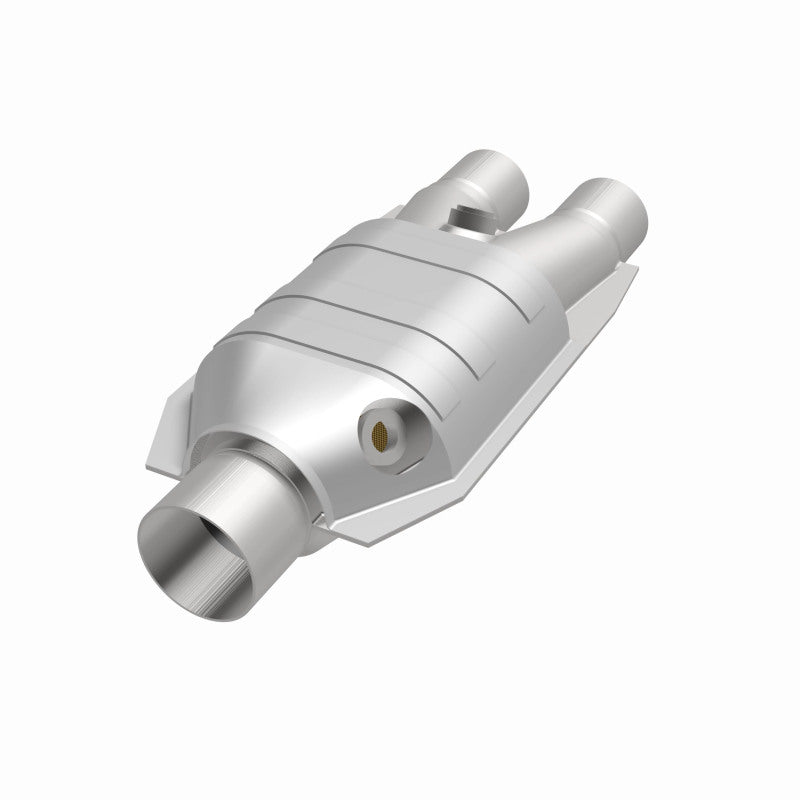 Magnaflow Universal Catalytic Converter 2.5 Inch Single Dual O2 Sensor Port Stainless Steel EPA Compliant - OneFastShop