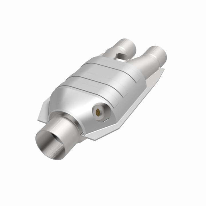 Magnaflow Universal Catalytic Converter 2.5 Inch Single Dual O2 Sensor Port Stainless Steel EPA Compliant - OneFastShop