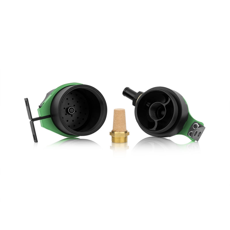 Mishimoto Baffled Oil Catch Can Universal Green PCV