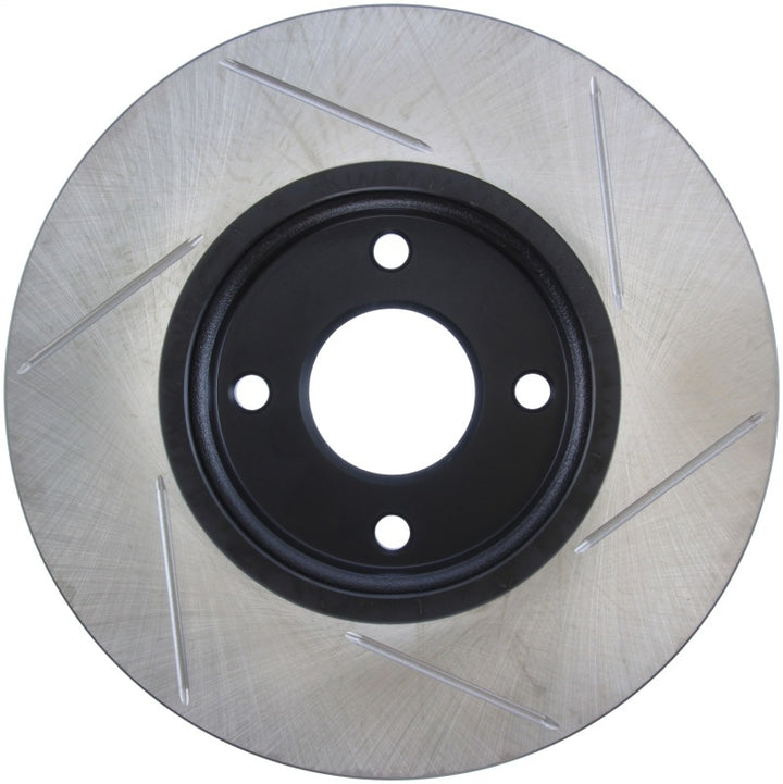 StopTech Right Front Disc Slotted Brake Rotor for 2014-2019 Ford Fiesta - OneFastShop