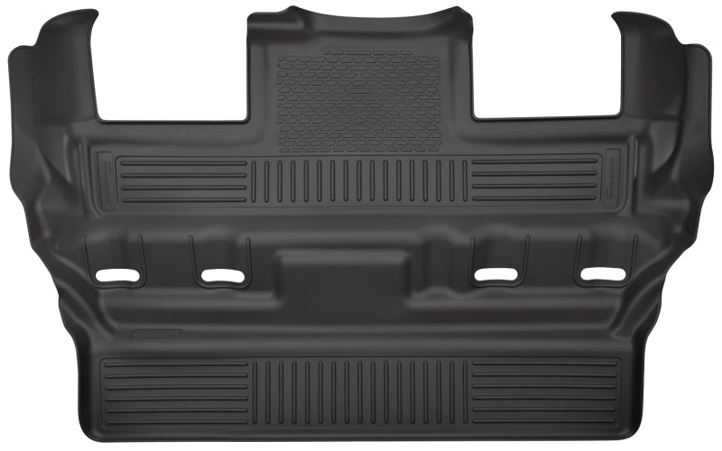 Husky Liners WeatherBeater 3rd Seat Floor Liners - Cadillac Escalade, Chevy Tahoe & GMC Yukon (2015-2020) - Black