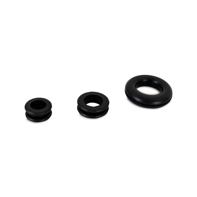 Mishimoto Rubber Grommet Assortment - 125Pc Durable Nitrile Kit with 11 Grommet Sizes and 7 Plug Sizes for Automotive Applications - OneFastShop
