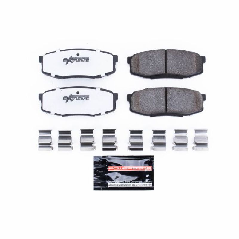PowerStop Z36 Truck & Tow Brake Pads with Hardware for 13-21 Toyota Land Cruiser