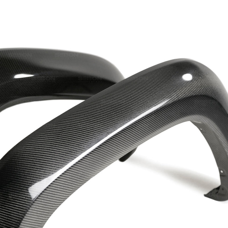 Seibon Carbon Fiber Front Fender Flares for Toyota Tacoma 2016-2020 - OneFastShop