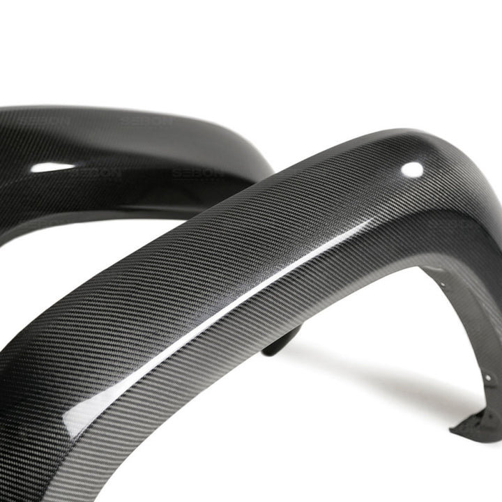 Seibon Carbon Fiber Front Fender Flares for Toyota Tacoma 2016-2020 - OneFastShop