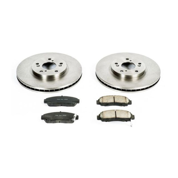 PowerStop Front Autospecialty Brake Kit with Z17 Pads for 01-03 Acura CL - OneFastShop