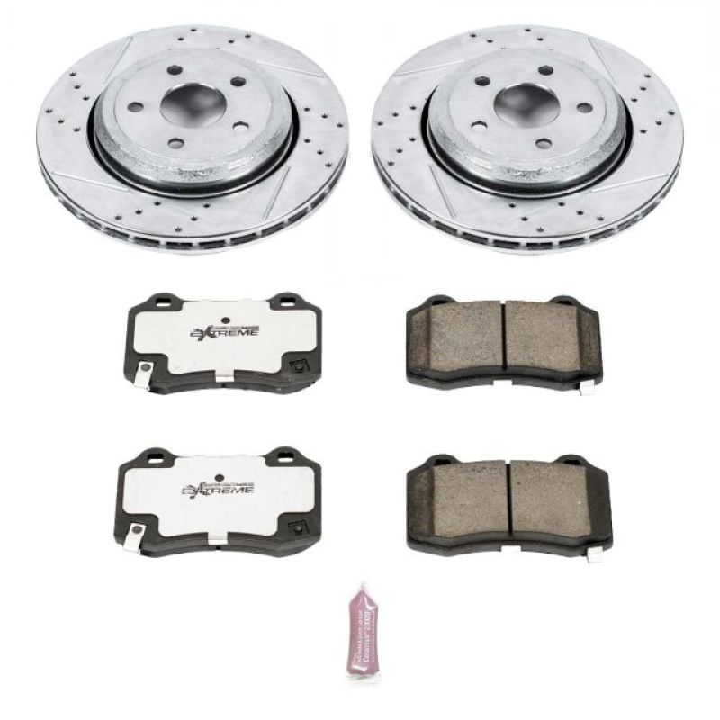 PowerStop Z26 Street Warrior Rear Brake Kit - Jeep Grand Cherokee SRT / Dodge Durango SRT 2012-2020