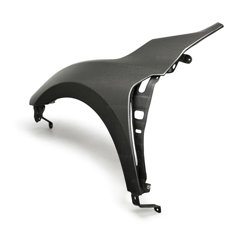 Seibon OE-Style Gloss Carbon Fiber Front Fenders for 2017 Honda Civic Type-R - OneFastShop