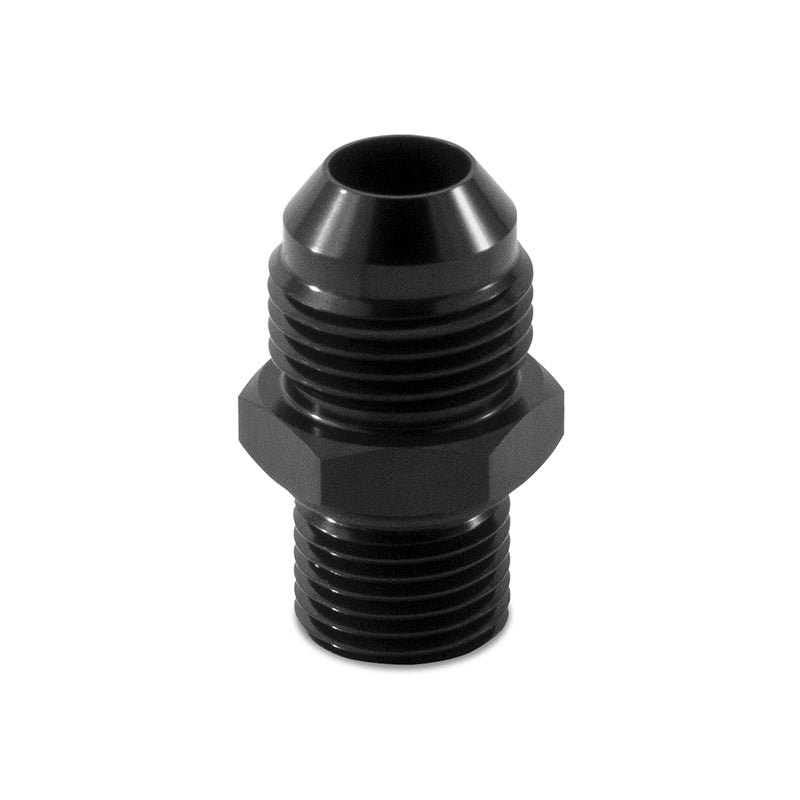 Mishimoto Aluminum Fitting M16x1.5 To -8AN Black Anodized - OneFastShop