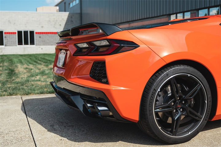 CORSA Performance 3in Xtreme Cat-Back Exhaust 4.5in Black Quad Tips Deletes Stock AFM Valve for 2020-2024 Chevrolet Corvette C8