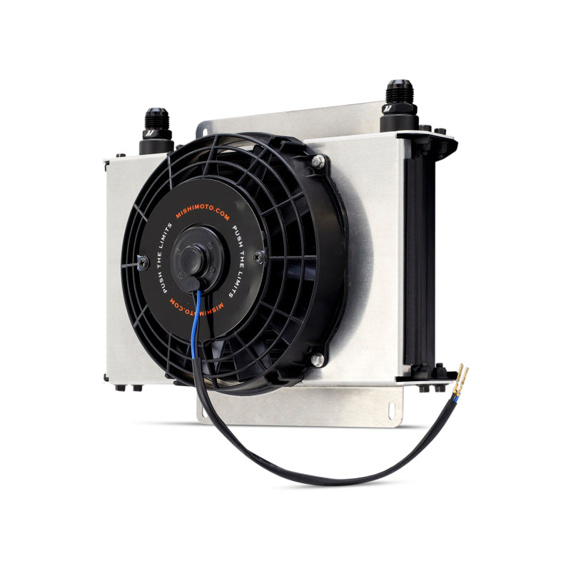 Mishimoto Universal Oil Cooler Kit with 25-Row Cooler and 1x 8in Fan