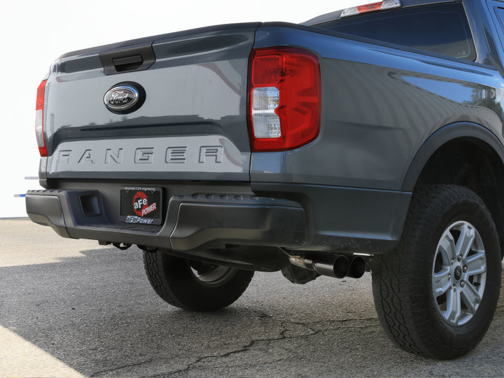aFe Catback Exhaust 2.5in-3in Black Tip 2024 Ford Ranger - OneFastShop