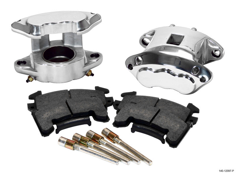 Wilwood D154 Front Caliper Kit Polished 2.50in Piston Compatible with 1978-1987 Buick Regal and More - OneFastShop