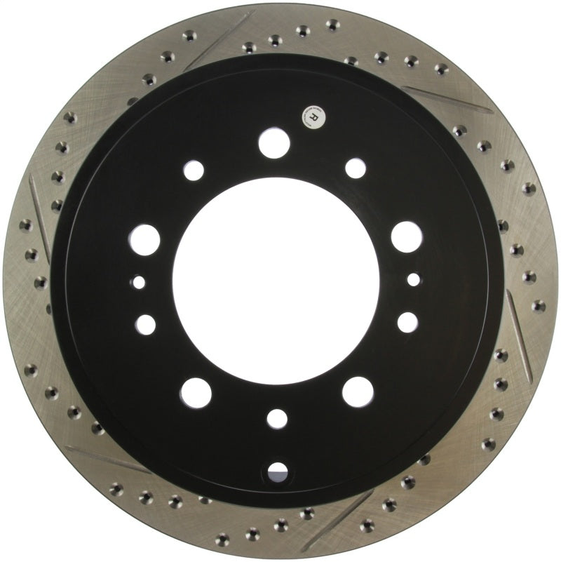 Stoptech Sport Brake Rotor - Slotted & Drilled - Toyota Tundra SR5 - OneFastShop