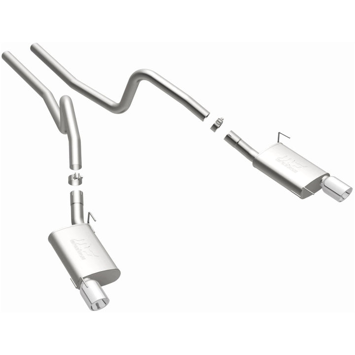 Magnaflow Street Series Cat-Back Exhaust System for 05-09 Ford Mustang GT 4.6L V8 - OneFastShop