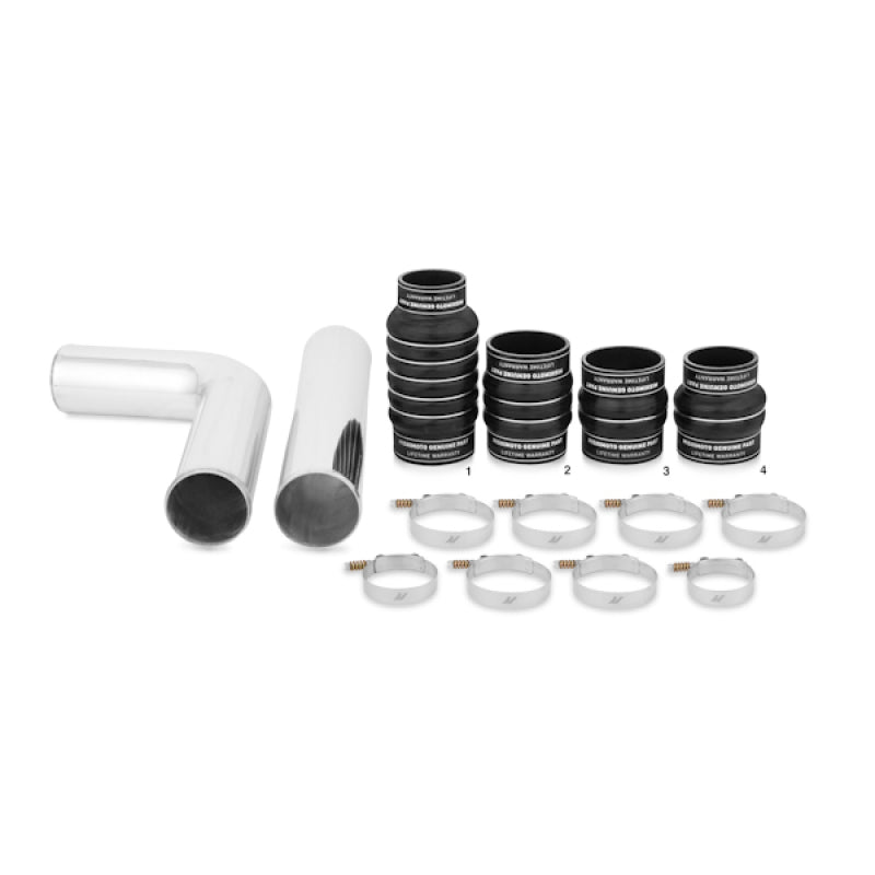 Mishimoto Intercooler Kit with Pipes (Silver) - Dodge 5.9L Cummins 2003-2007