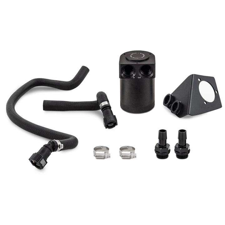 Mishimoto Baffled Oil Catch Can Kit for 2020+ Chevrolet Corvette C8 - Black - OneFastShop