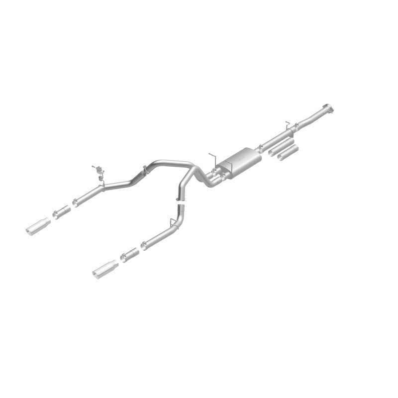 Magnaflow Stainless Cat-Back Exhaust Dual Split Rear Exit 4in 2015 Chevy Silverado 2500HD 6.0L - OneFastShop