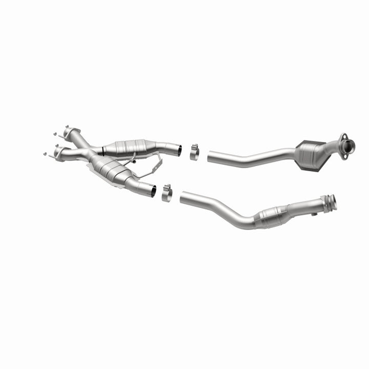 Magnaflow Conv DF Mustang X-Pipe 94-95 Street Direct-Fit for 1994-1995 Ford Mustang GT GTS SVT Cobra
