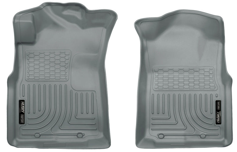 Husky Liners WeatherBeater Front Grey Floor Liners for 05-15 Toyota Tacoma Crew/Extended/Standard Cab - OneFastShop