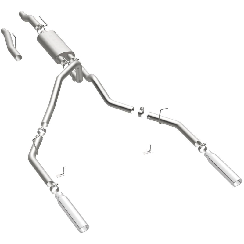 Magnaflow Exhaust System with Dual Split Rear Exit - 09 Ford F-150 EC-CC/SB