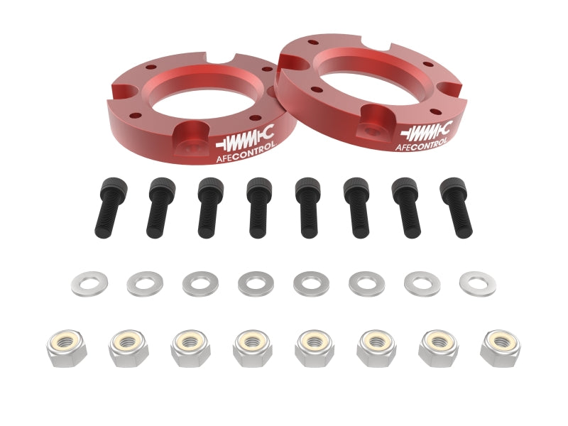 aFe Control 1.5in Leveling Kit Red 24-25 Toyota Tacoma - OneFastShop