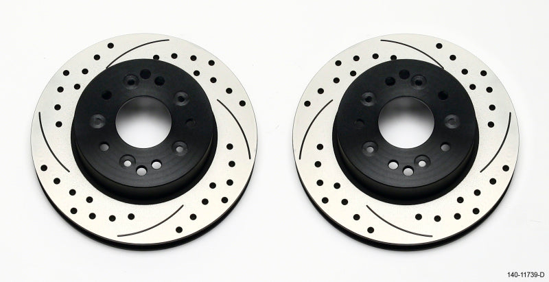 Wilwood Rotor Kit Rear-Drilled 65-82 Corvette C2/C3 1Pc Rotors