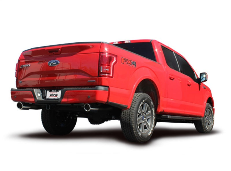 Borla Catback Exhaust ATAK Single Split Rear Exit for 15-16 Ford F-150 3.5L EcoBoost Extended Cab Standard Bed
