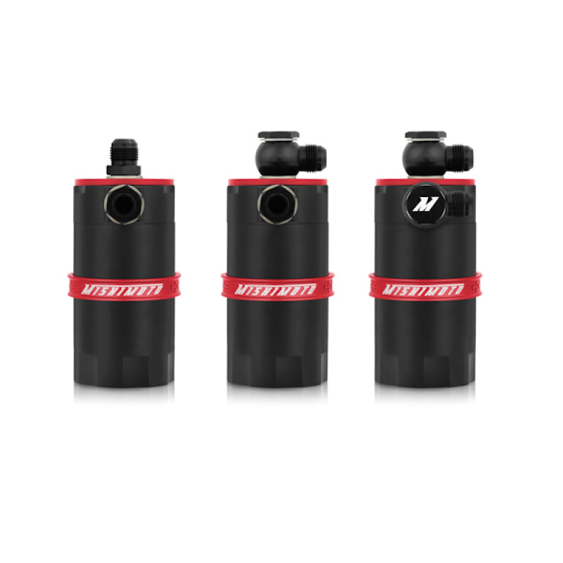 Mishimoto Baffled Oil Catch Can Red - Universal - OneFastShop