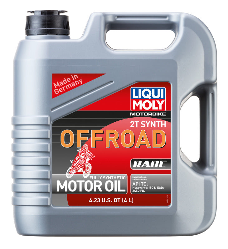 LIQUI MOLY 4L Motorbike 2T Synth Offroad Race Oil for Beta Gas Gas Husqvarna KTM 125-300 Models (1999-2023) - OneFastShop
