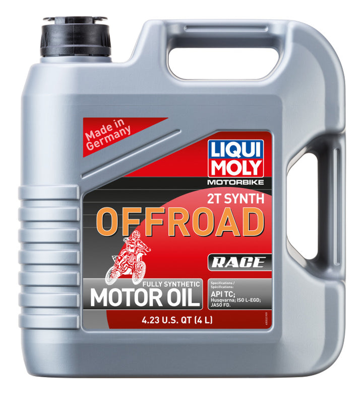 LIQUI MOLY 4L Motorbike 2T Synth Offroad Race Oil for Beta Gas Gas Husqvarna KTM 125-300 Models (1999-2023) - OneFastShop
