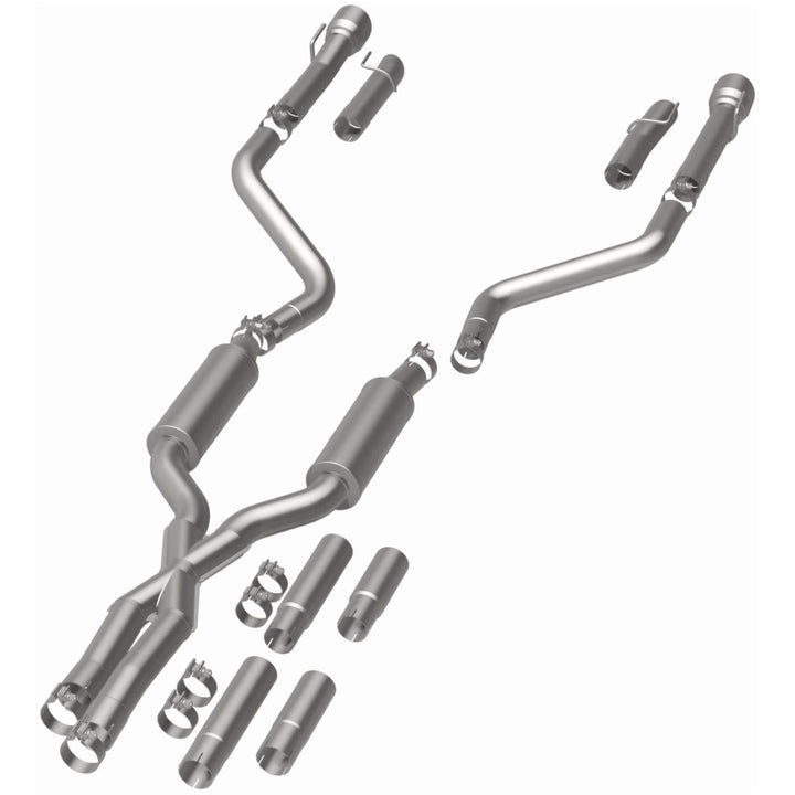 MagnaFlow Cat-Back Exhaust System 409 SS Polished 3in Quad Tips - 2017+ Dodge Charger