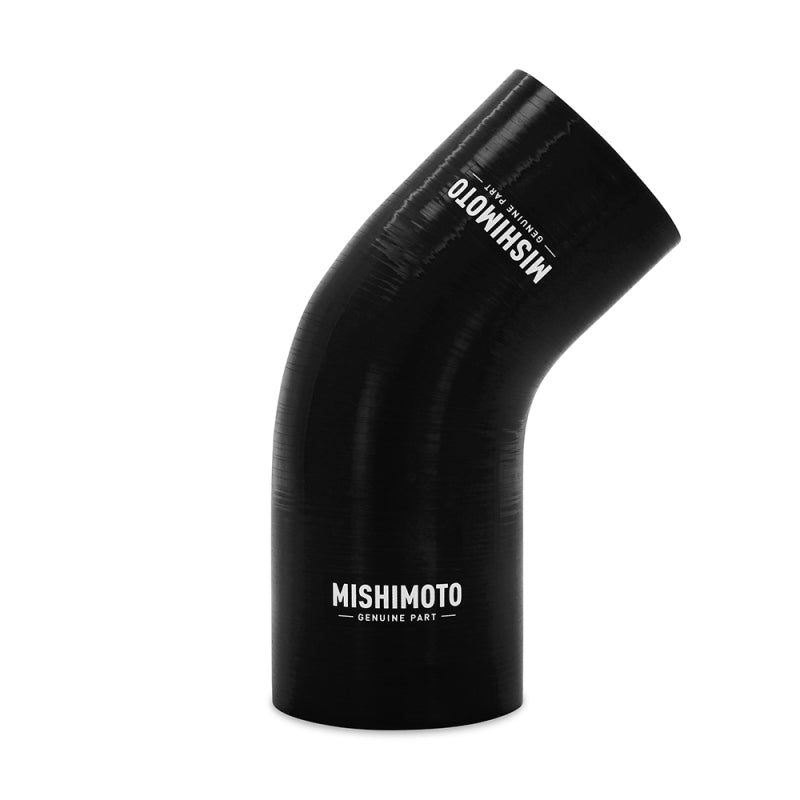 Silicone Reducer Coupler 45 Degree 3in To 3.25in Black