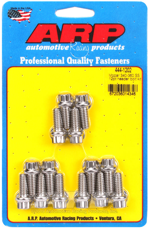 ARP Mopar 340–360 SS 12pt Header Bolt Kit