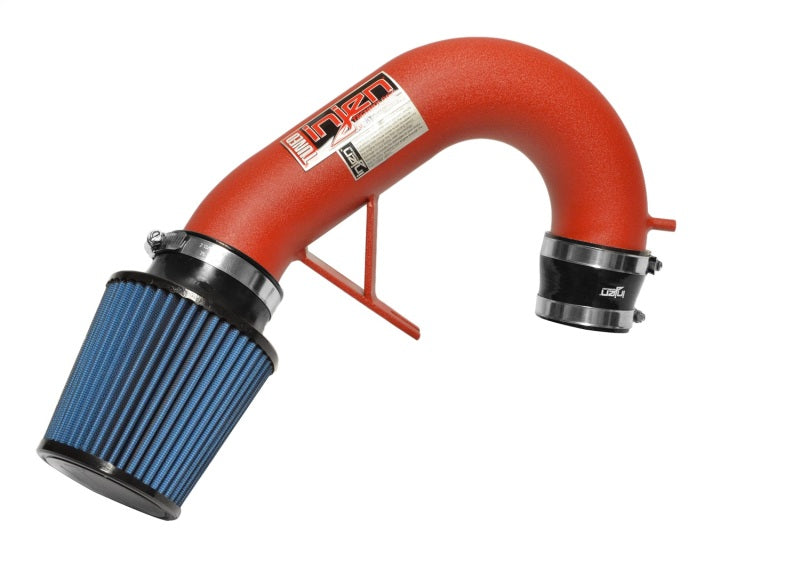 Injen Wrinkle Red Short Ram Air Intake for 17-19 Audi A4 2.0T - OneFastShop
