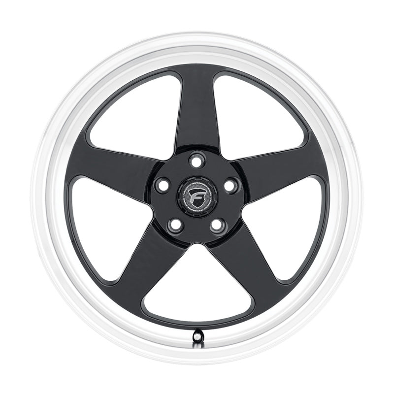 Forgestar D5 Drag Wheel 15x10 – 5x120.65 Bolt Pattern – ET50 Offset – 7.5 in. Backspacing Gloss Black (5x120.65) - OneFastShop
