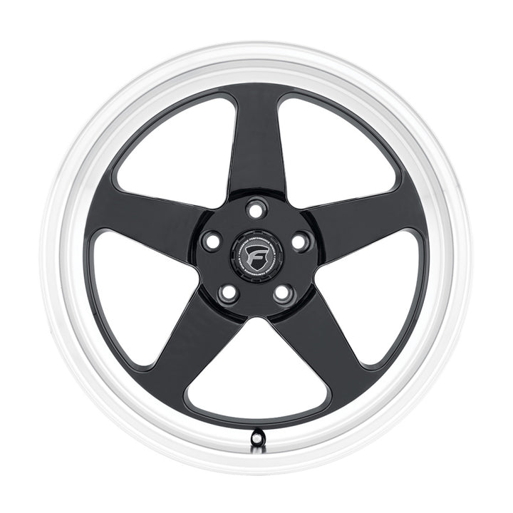 Forgestar D5 Drag Wheel 15x10 – 5x120.65 Bolt Pattern – ET50 Offset – 7.5 in. Backspacing Gloss Black (5x120.65) - OneFastShop