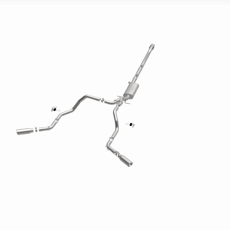 Magnaflow Cat-Back Performance Exhaust System 19473 for 2019-2024 Chevy Silverado 1500 V8 5.3L with Dual Split Exit and Polished Tips - OneFastShop
