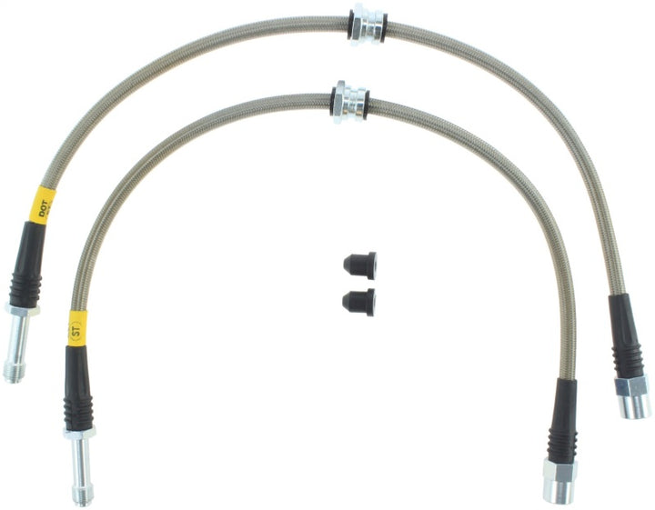 StopTech Stainless Steel Rear Brake Lines for BMW M3 E46 2001-2006 - OneFastShop