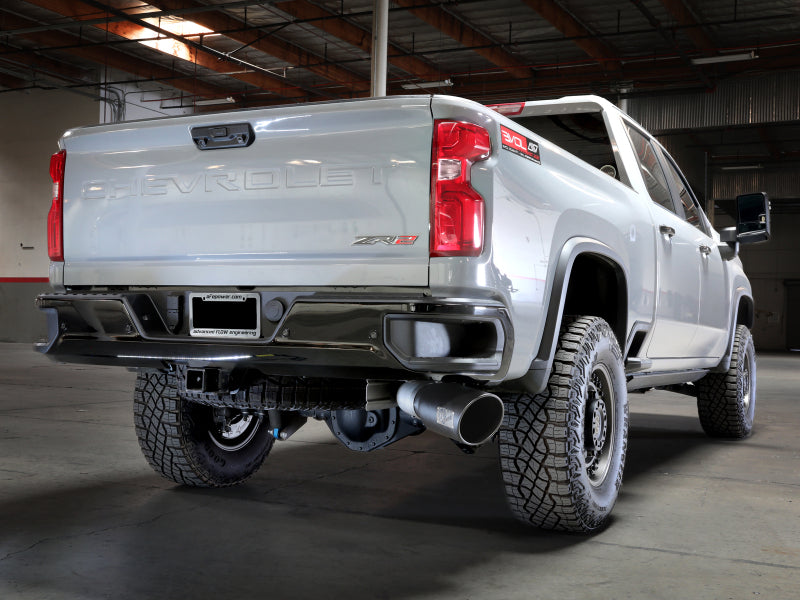 aFe 5in 409SS DPF-Back Exhaust System 24-25 GM Diesel Trucks V8-6.6L(td) L5P
