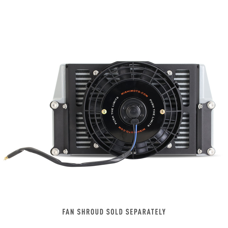Mishimoto Oil Cooler Fan Shroud 10in Heavy Duty Black
