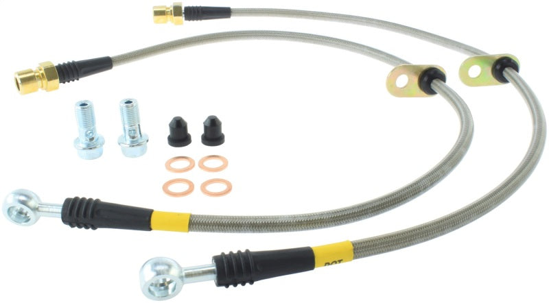 StopTech Stainless Steel Rear Brake Lines for 2010-2015 Camaro SS V8 - OneFastShop