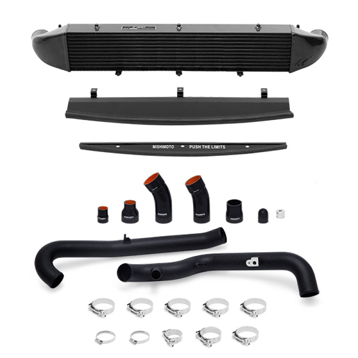 Front Mount Intercooler Black Pipes Ford Fiesta ST 2014-16