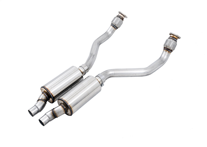 AWE Tuning Resonated Downpipes for Audi B8 / C7 3.0T S4 S5 A6 A7
