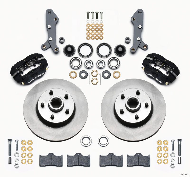 Wilwood Forged Dynalite-M Front Kit 11.30in Rotor and Hub for 60-68 Ford Mercury Full Size Galaxie - OneFastShop